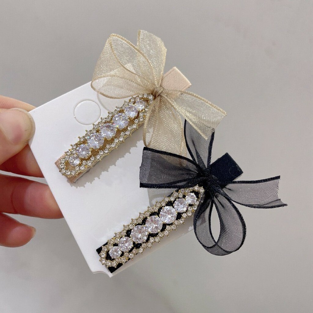 F44排鑽蝴蝶結壓夾（單支）