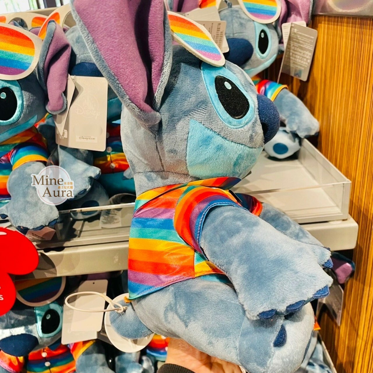 史迪奇 Stitch 彩虹 娃娃 玩偶 星際寶貝 Lilo & Stitch -上海迪士尼樂園