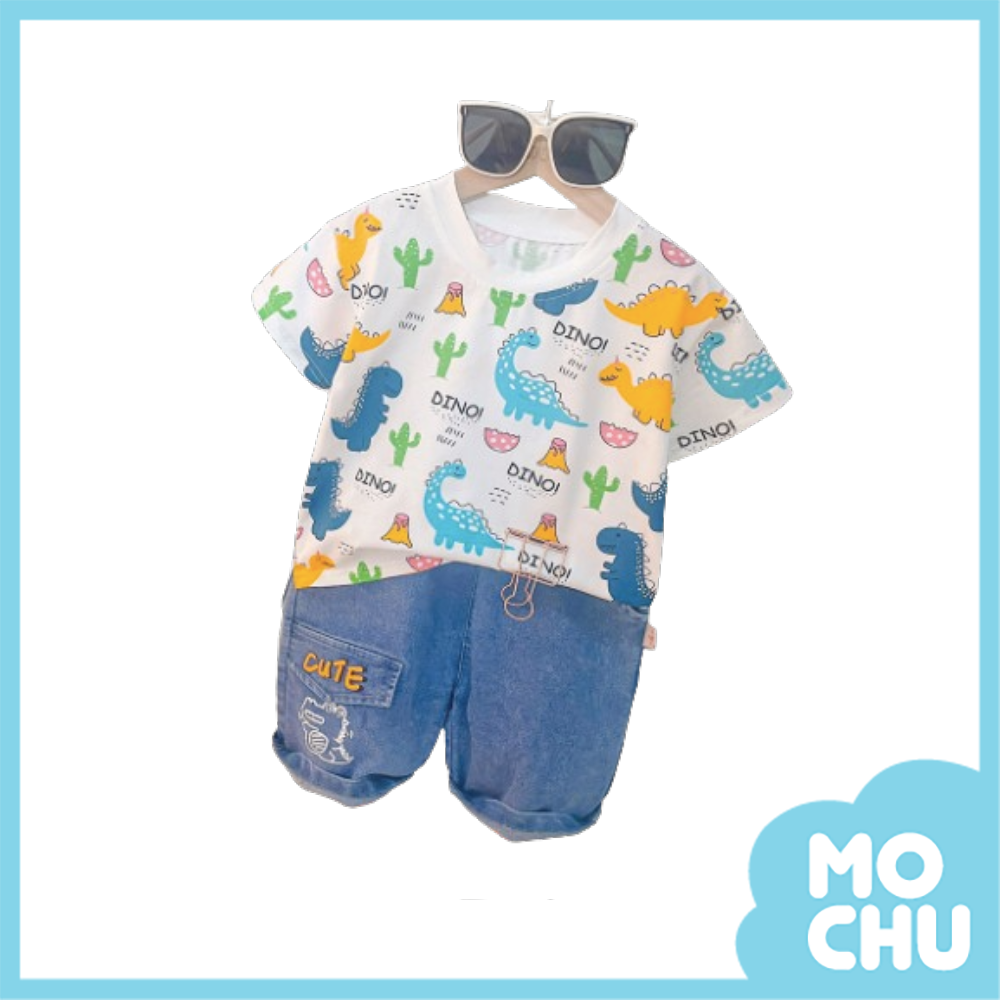 仙人掌恐龍聚集兩件套裝(三色）