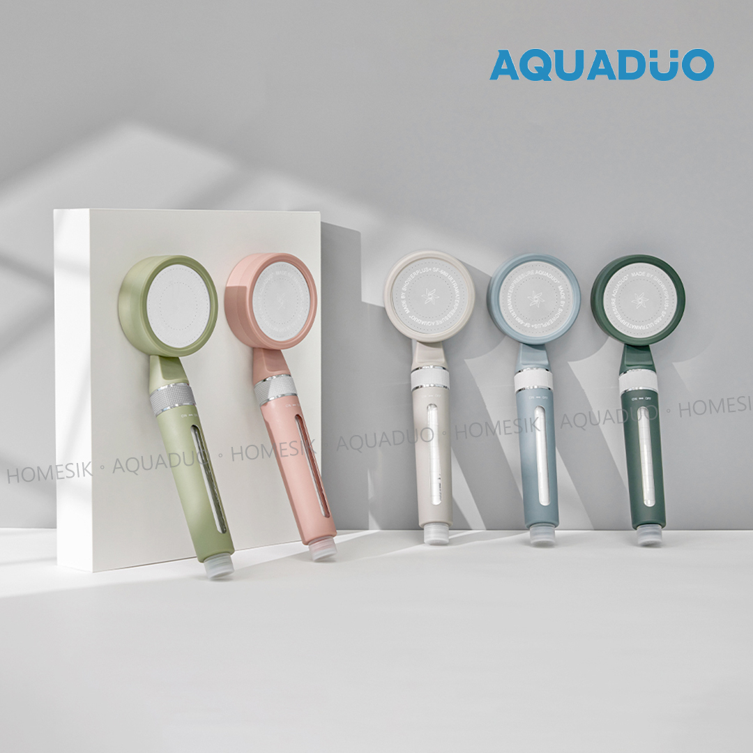 高級花系加寬版開/關 橄欖綠 除氯增壓沐浴過濾花灑頭 (連濾芯) SF-680-OLV