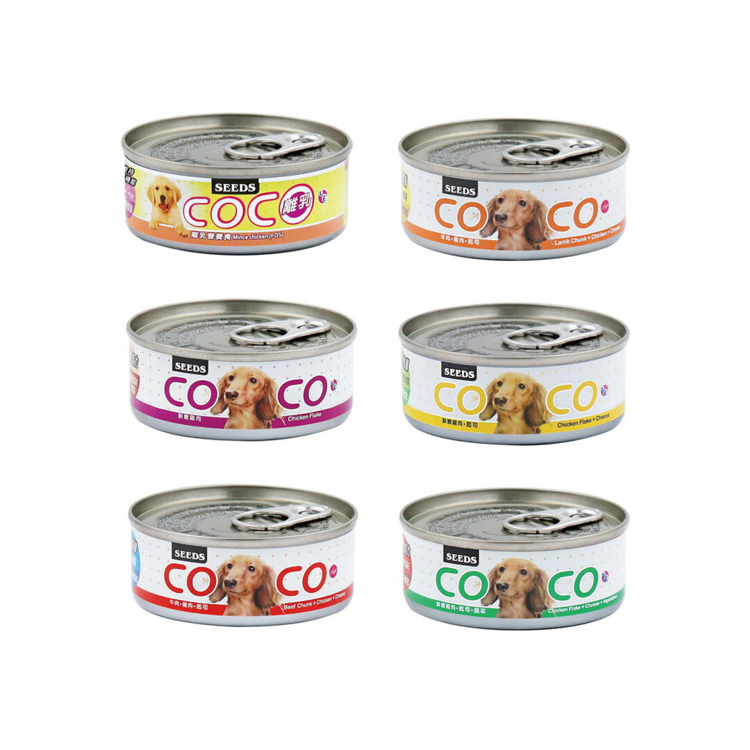 SEEDS 惜時 聖萊西COCO愛犬機能餐罐 (狗副食罐頭) 80g
