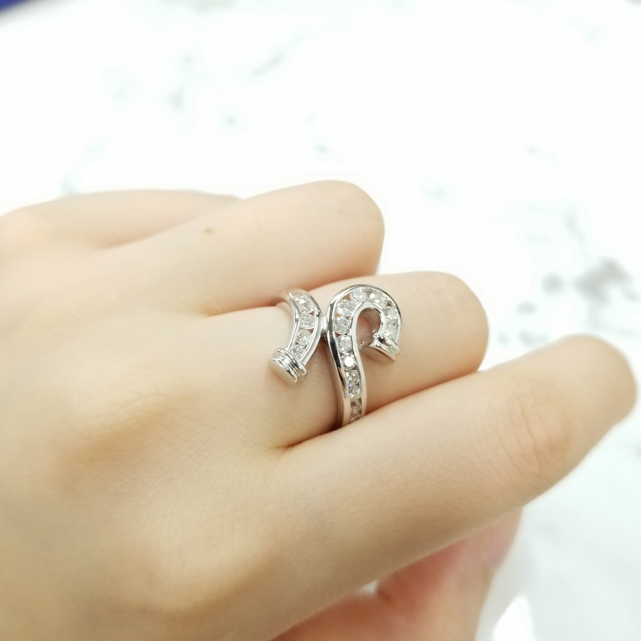 18K Rose Gold 0.55ct Diamond Ring