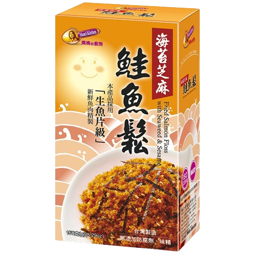 媽媽的廚房 海苔芝麻鮭魚鬆 150g