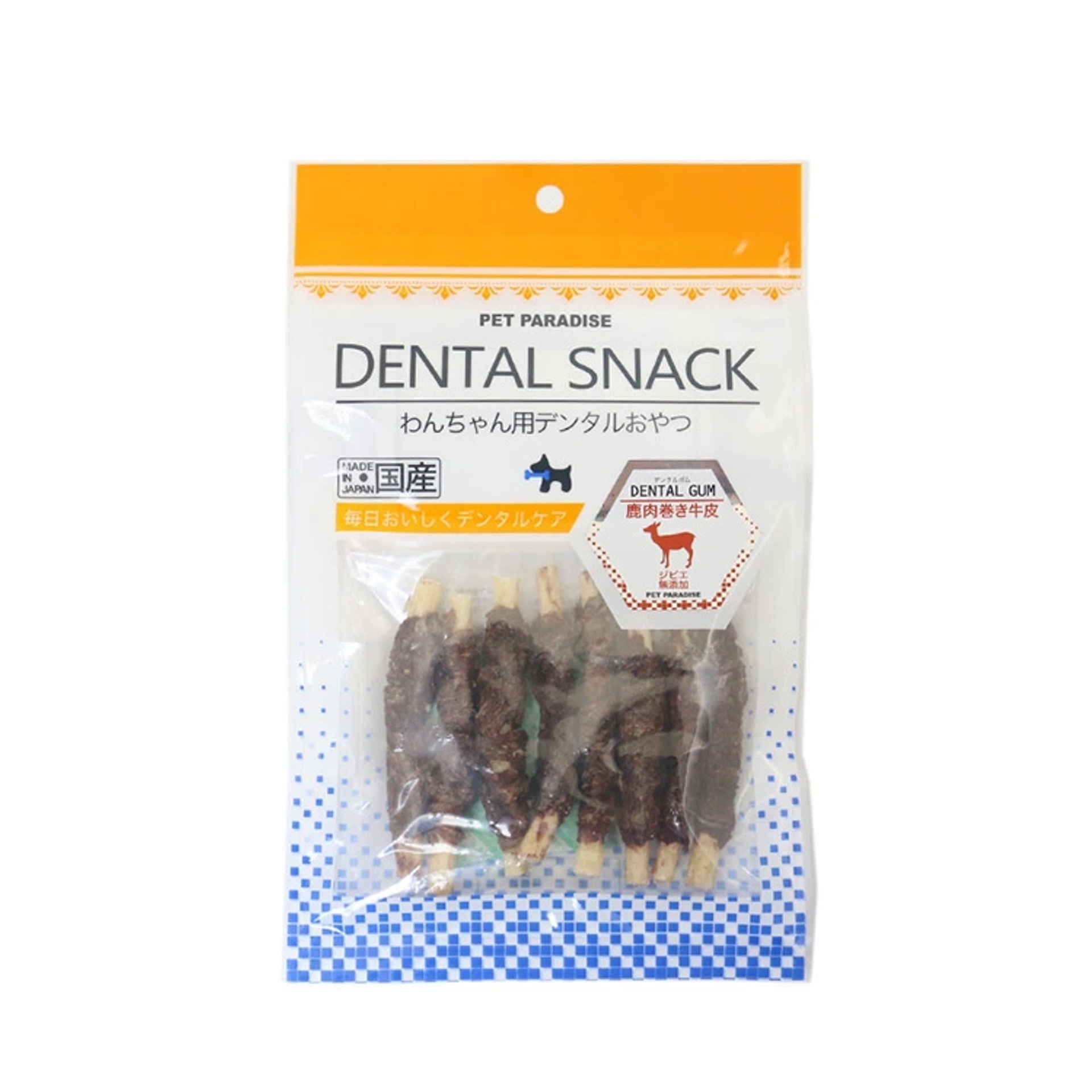 【Pet Paradise】Shinshu Venison Roll Milk Flavored Leather Strips