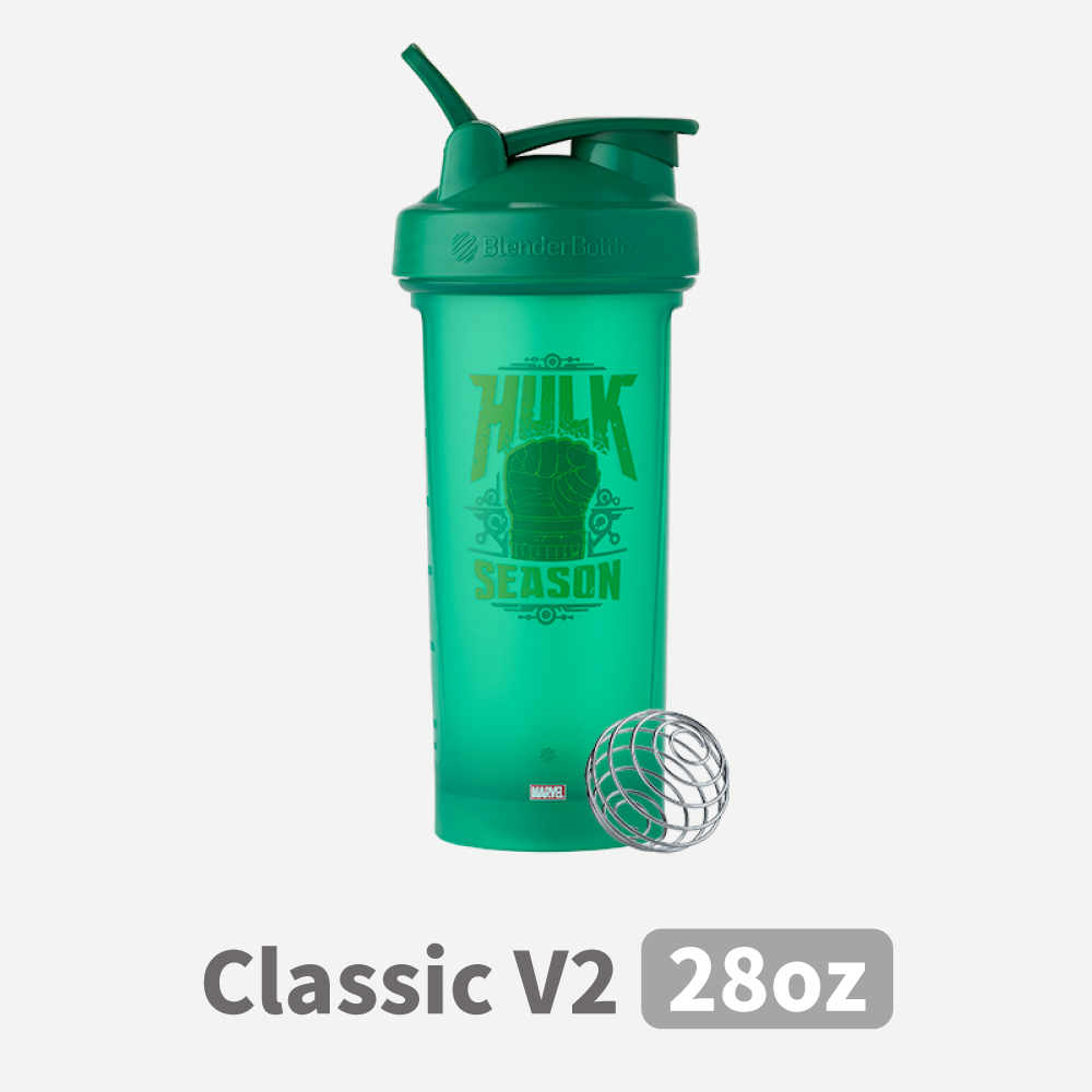 【Marvel】BlenderBottle®Classic V2｜28oz 搖搖杯｜浩克