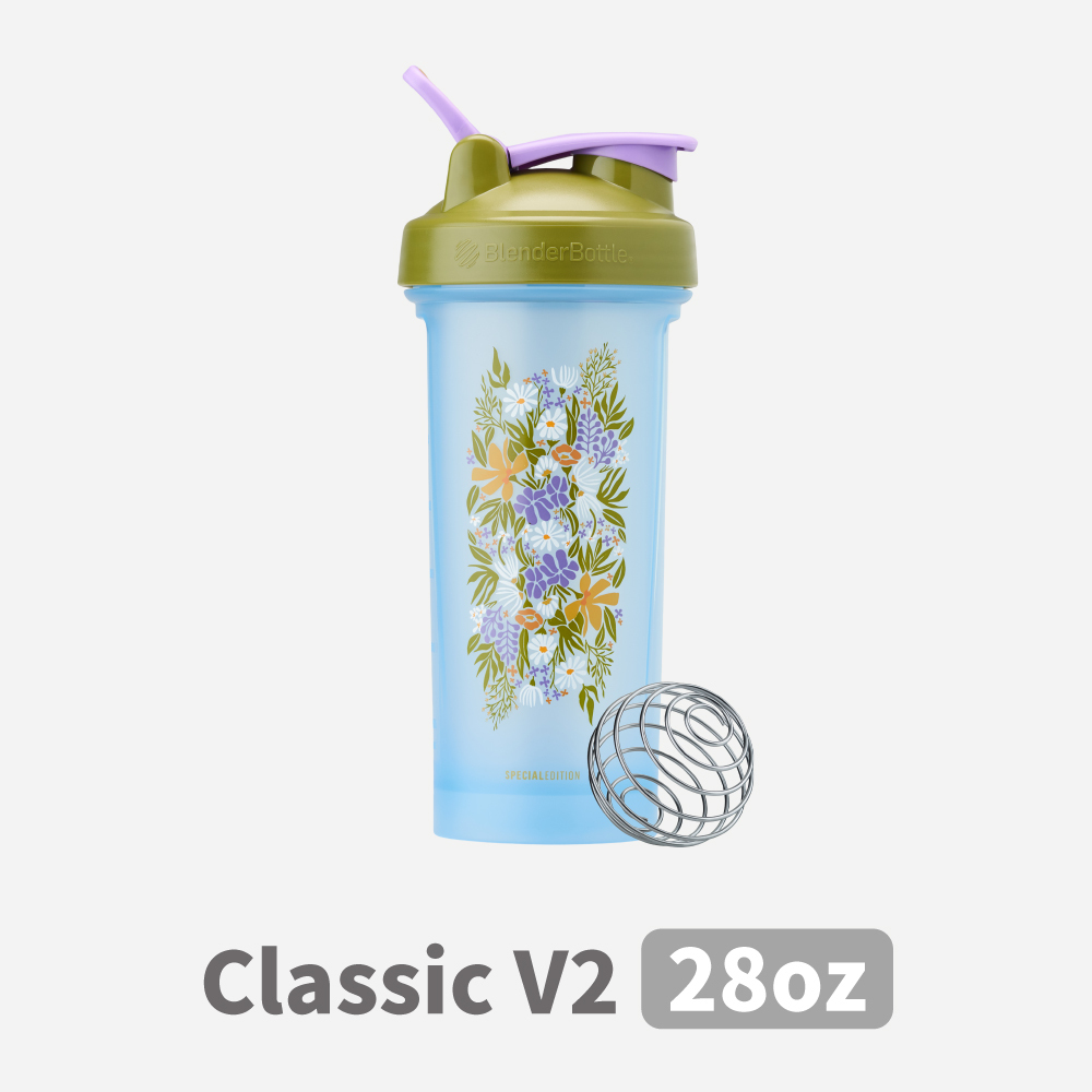 Blender Bottle®Classic V2｜28oz 搖搖杯｜情人花園