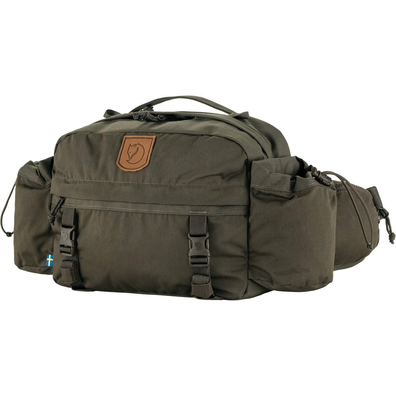 Fjallraven 瑞典北極狐 Singi Hip Pack 10 多功能腰包 23200246-633 深橄欖 [HappyOutdoor]