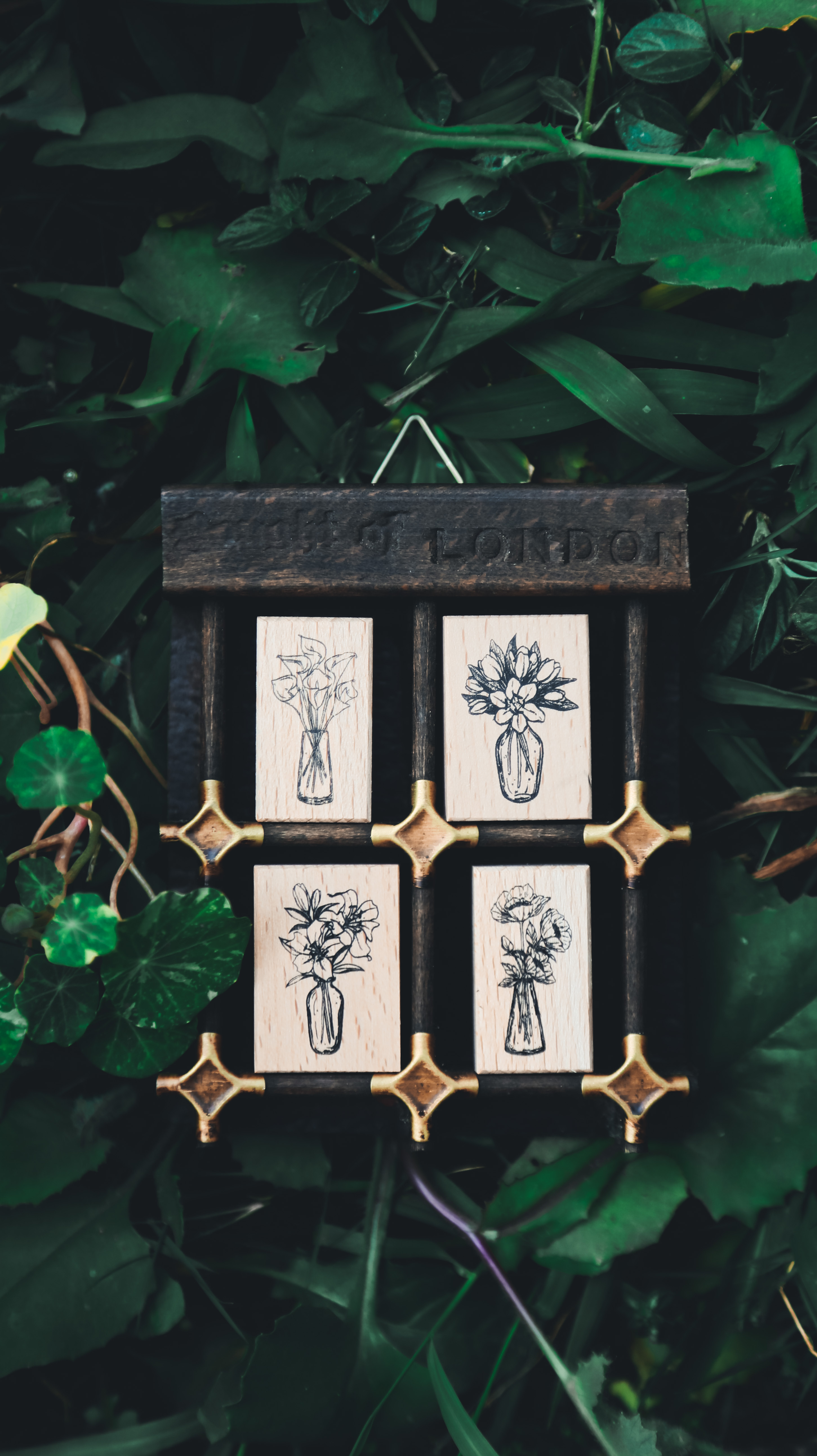 小窗植 植栽印章組 花瓶款