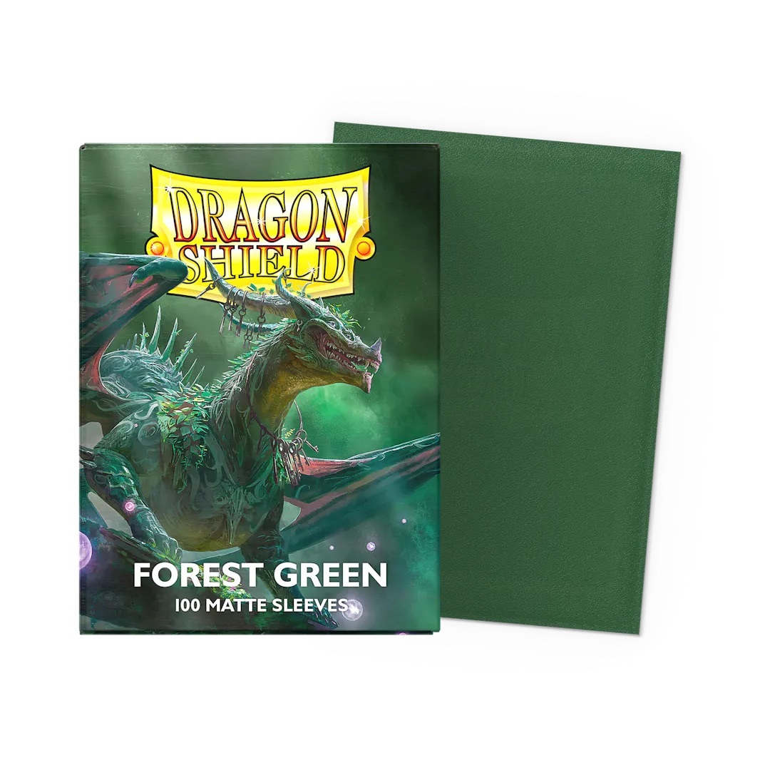 龍盾卡套 Dragon Shield - Forest Green - Matte Sleeves - Standard Size