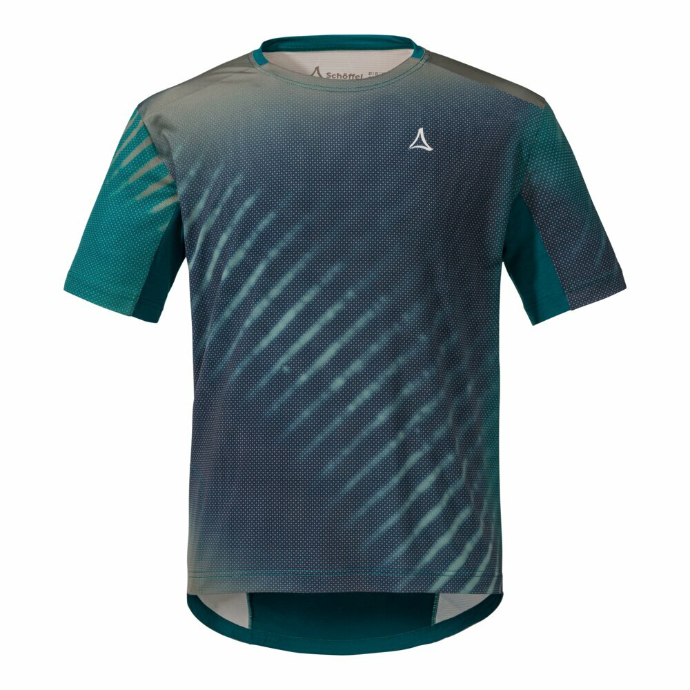 【Schoffel】男快乾彈性短袖上衣 / 24SL50-23687-[湖水綠、炫彩灰]