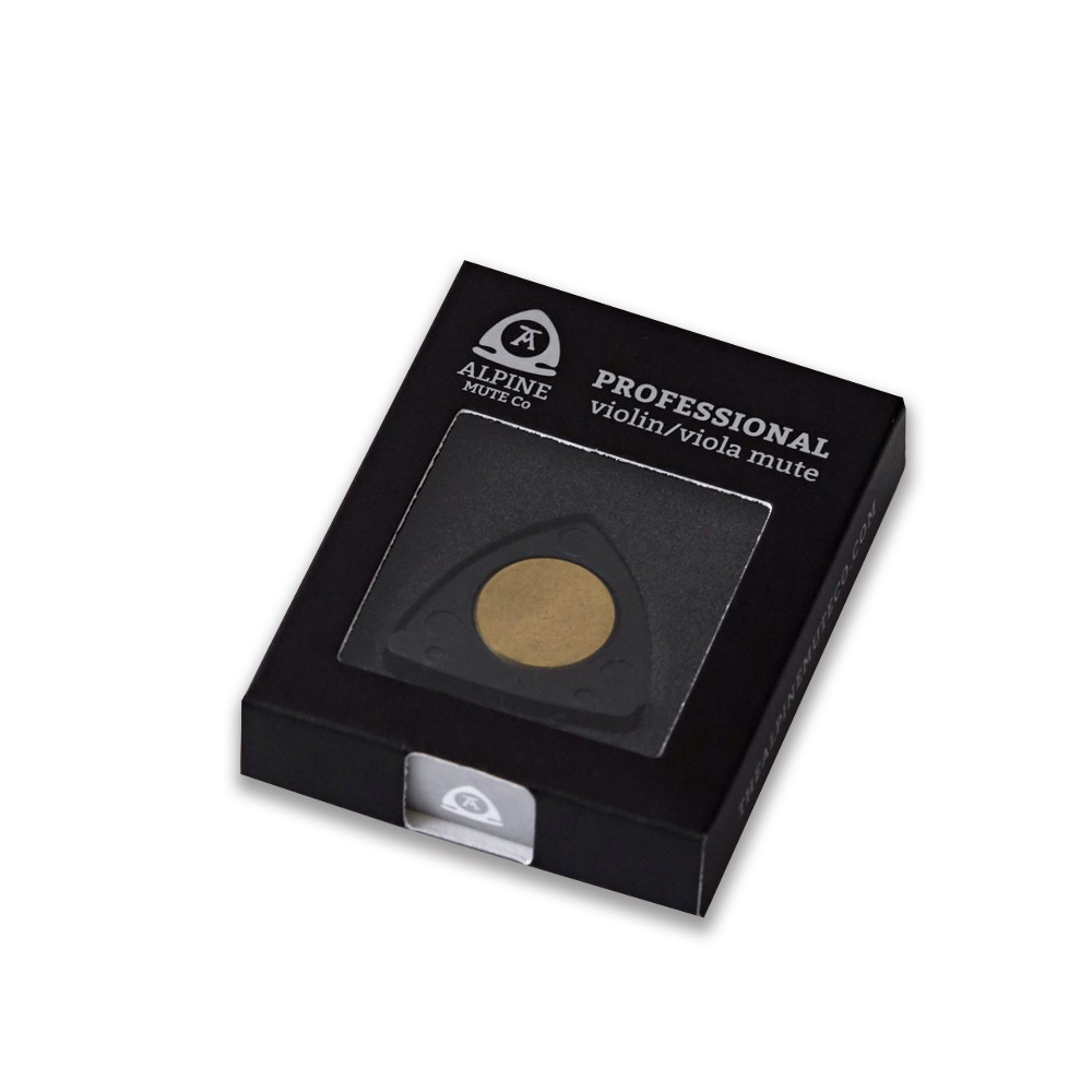 Alpine 盾型弱音器 專業款 (含黃銅片) 黑色