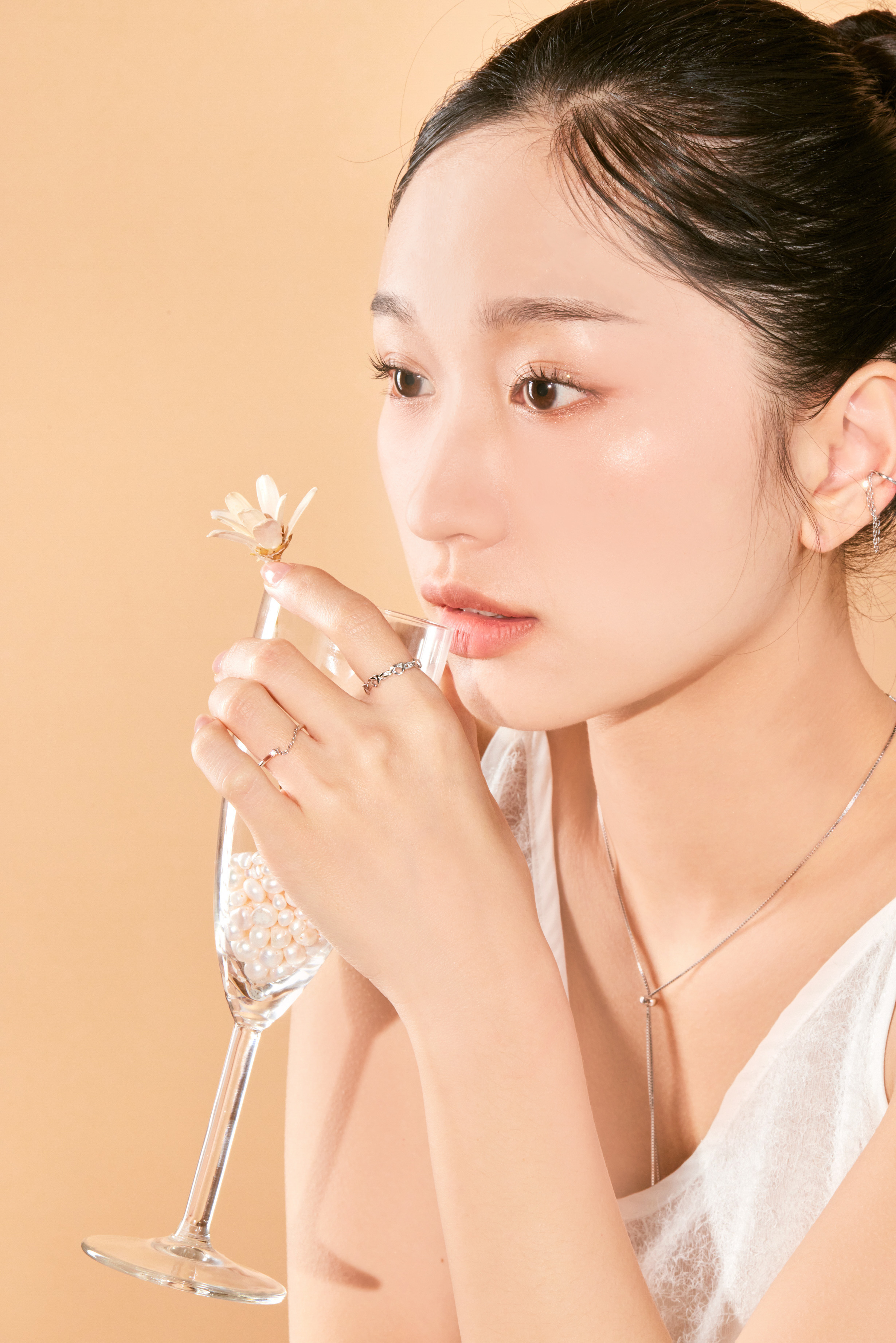 R556 | 愛心線條純銀戒指