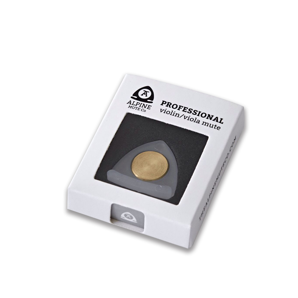 Alpine 盾型弱音器 專業款 (含黃銅片) 白色