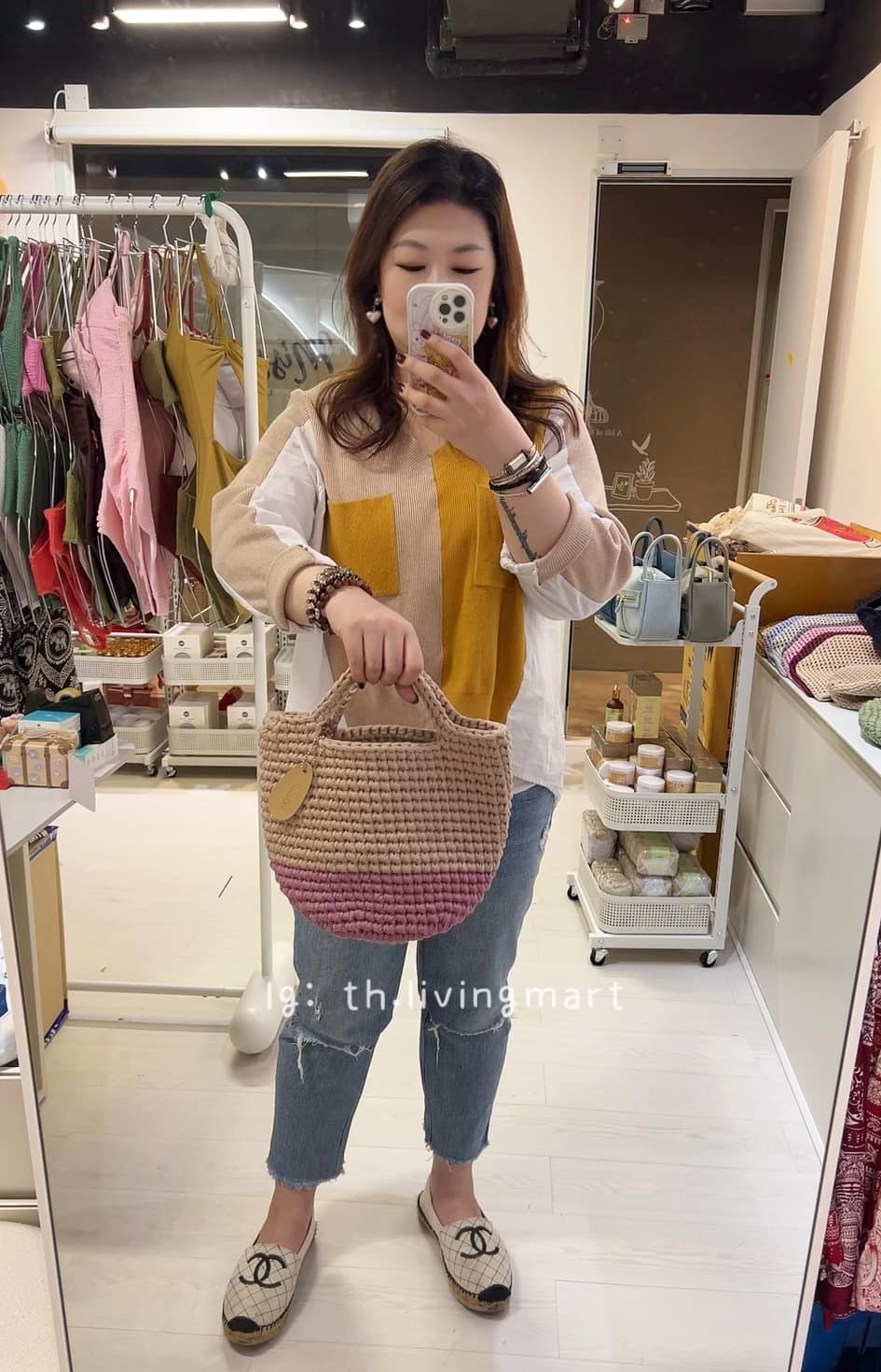 泰國 MERMINTY 手織既 basket bag