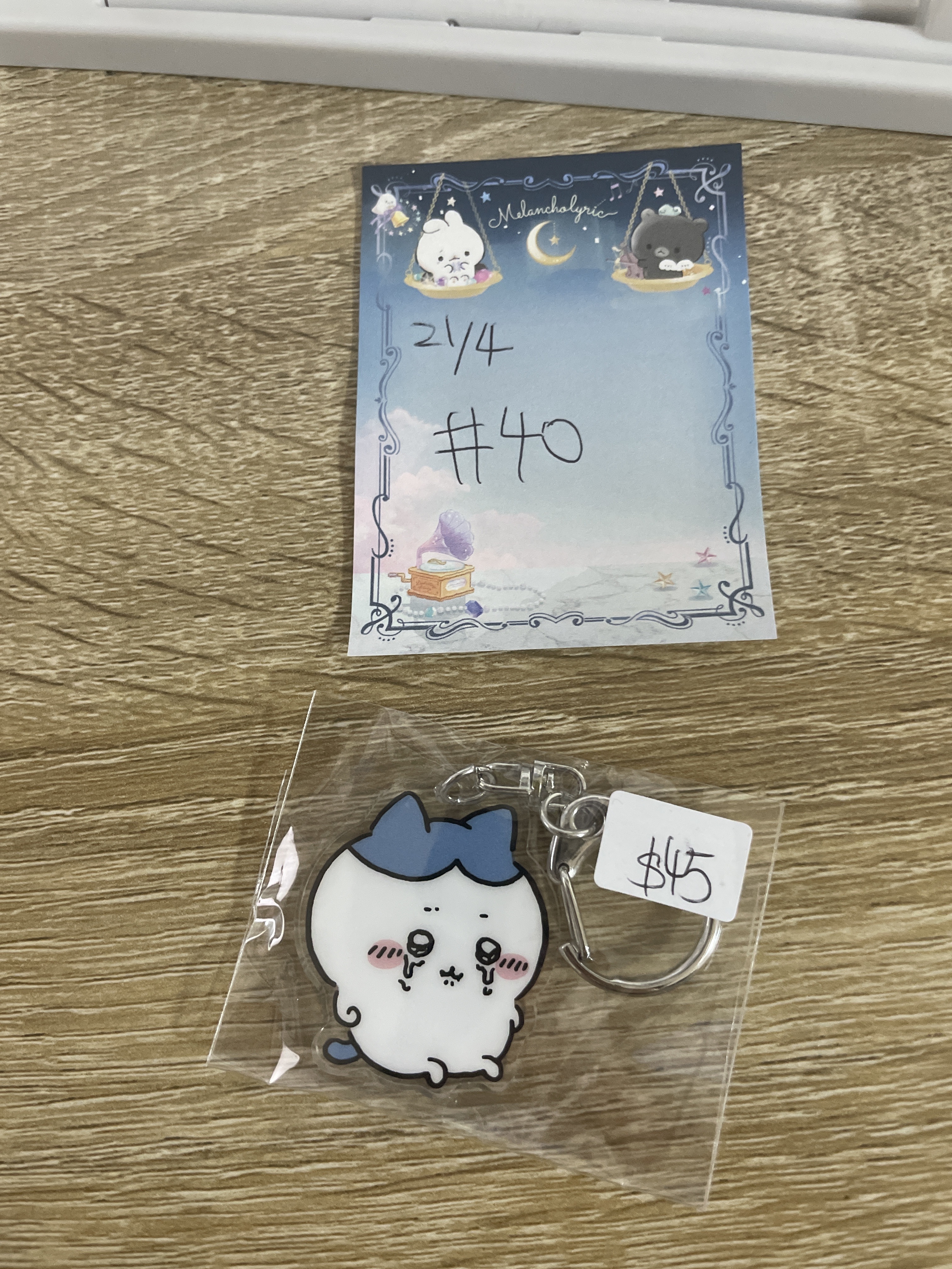 CHIIKAWA 八字貓 掛件#40