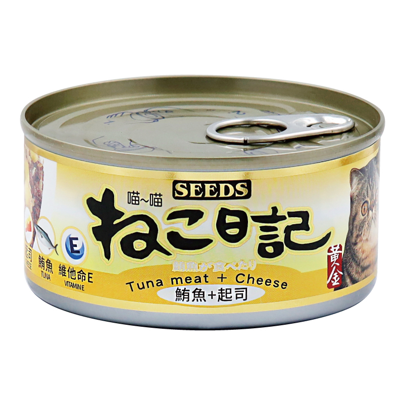 SEEDS 惜時 黃金喵喵日記營養綜合餐罐 (貓副食罐頭)170g