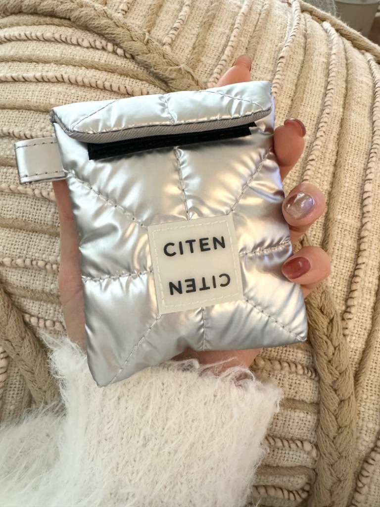 Citen 小香風 銀色 白色 日本 13色 化妝包 小收納袋 零錢包