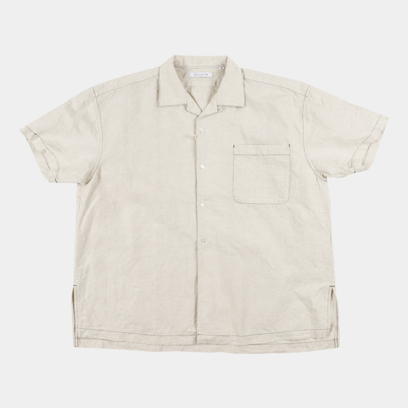 CATTA Open Collar Shirt-Chambray