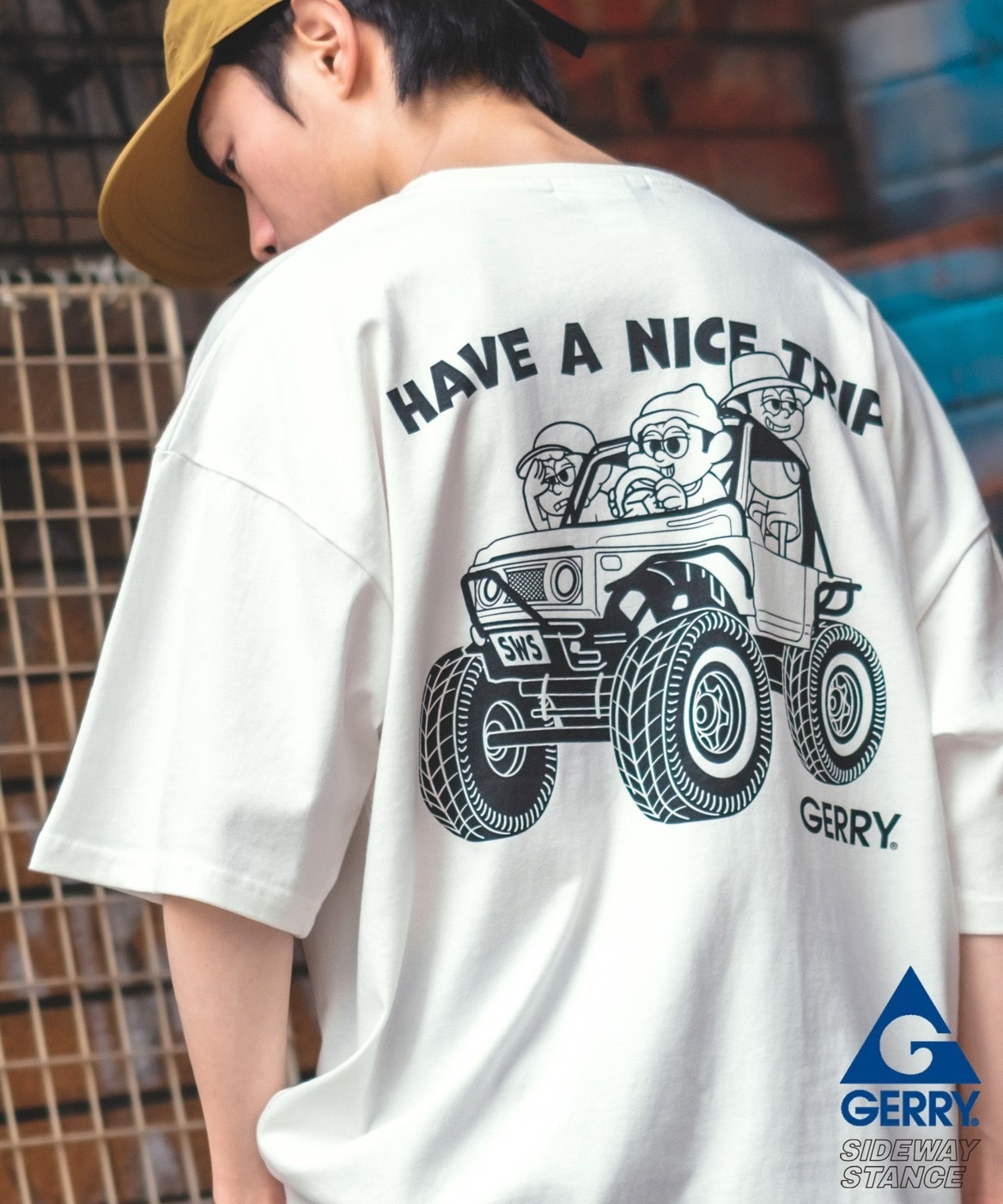 KTQ STORE ‧ SIDEWAY STANCE×GERRY 印花 LOGO短袖標誌短袖