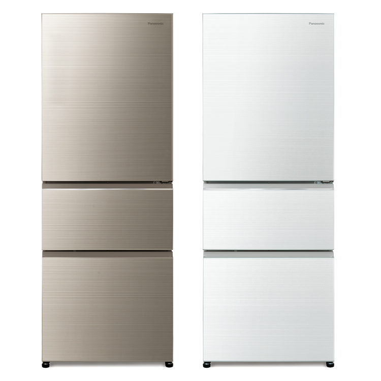 Panasonic 國際 450L新一級能源效率 三門玻璃門變頻冰箱(NR-C454HG/NRC454HG)