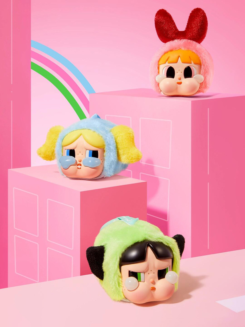 CRYBABY X 飛天小女警 搪膠臉 磁吸 盲盒 公仔 / 預購