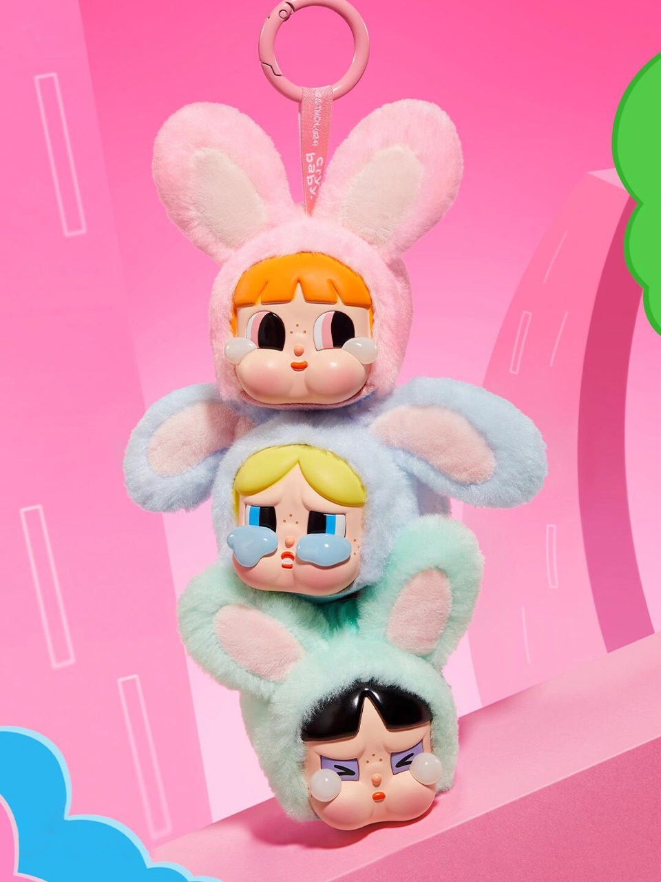 CRYBABY X 飛天小女警 搪膠臉 磁吸 盲盒 公仔 / 預購