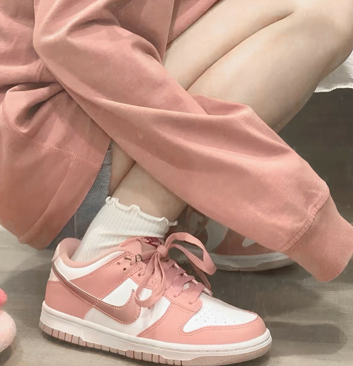 Nike Dunk Low GS Pink Velvet 櫻花絲絨粉 香檳 玫瑰金 DO6485600