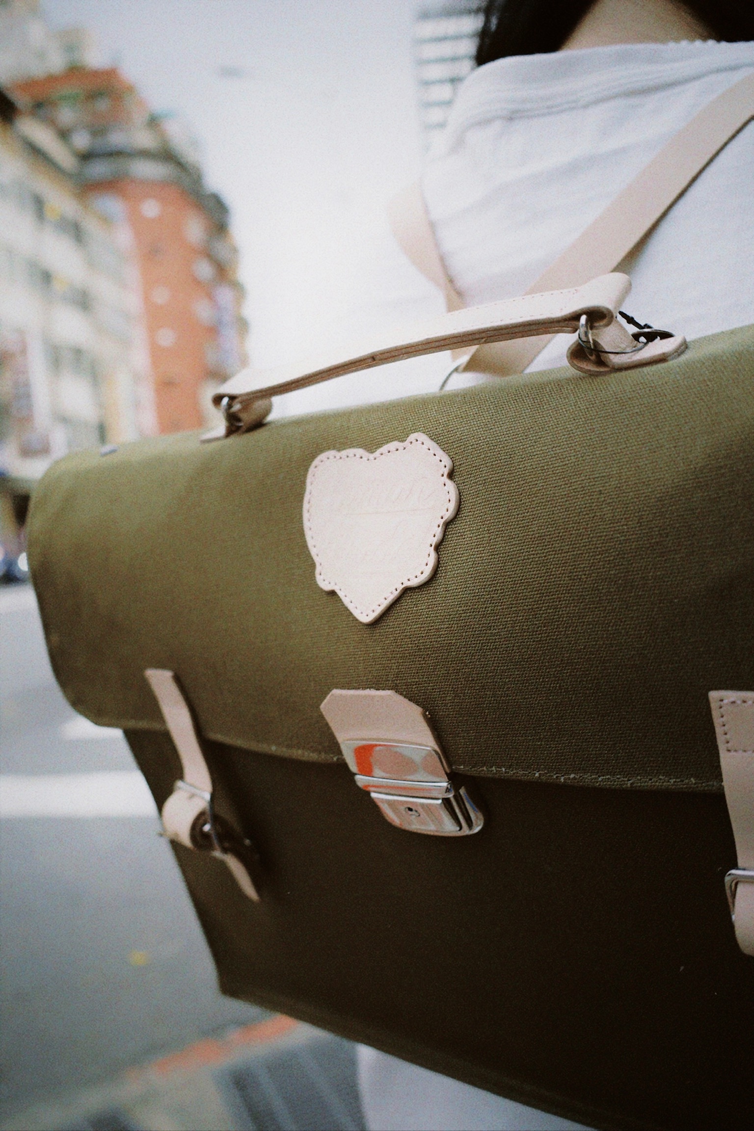 快速出貨>HUMAN MADE｜CANVAS SCHOOL BAG ▫️SIZE : 29.5 x 40