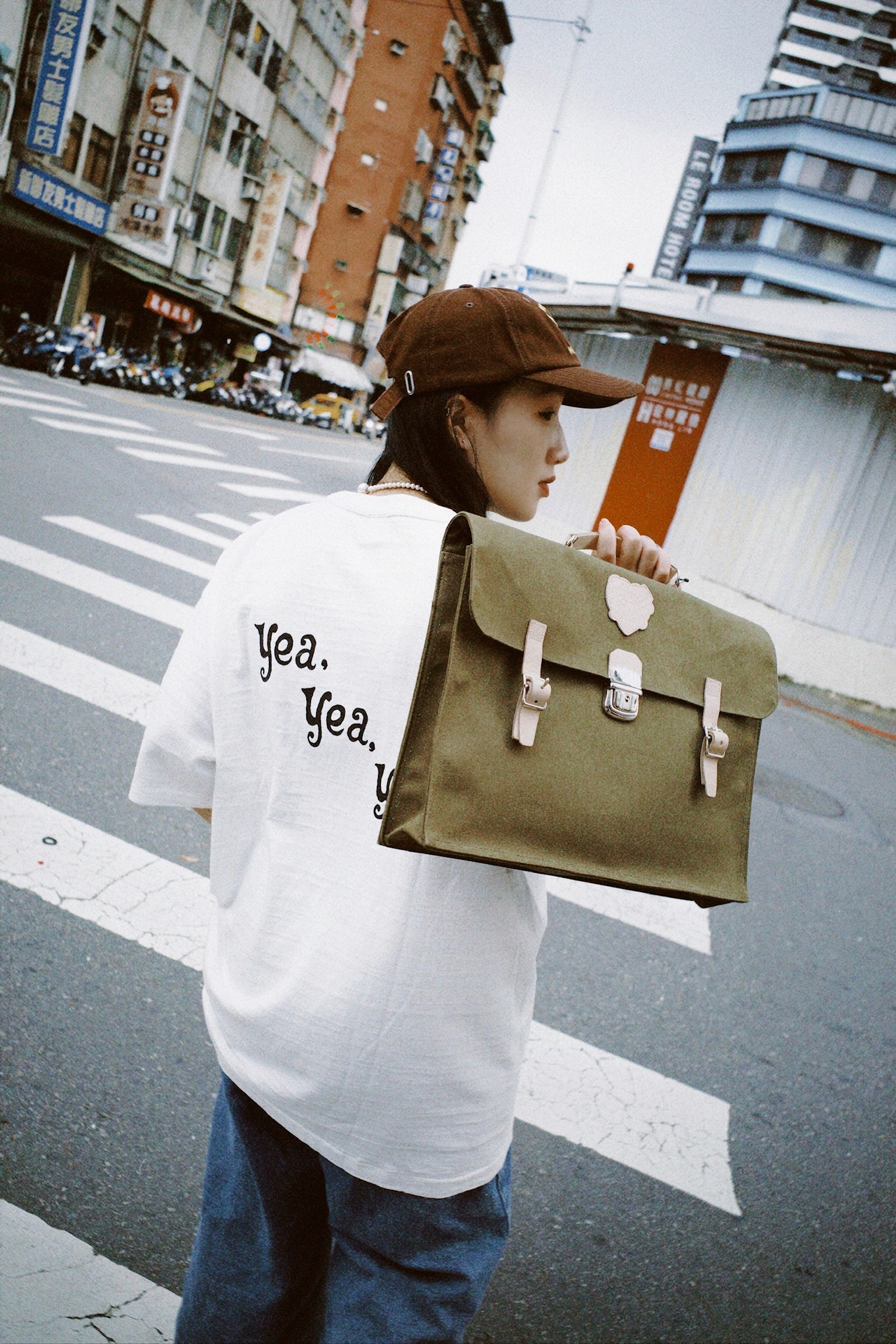 快速出貨>HUMAN MADE｜CANVAS SCHOOL BAG ▫️SIZE : 29.5 x 40