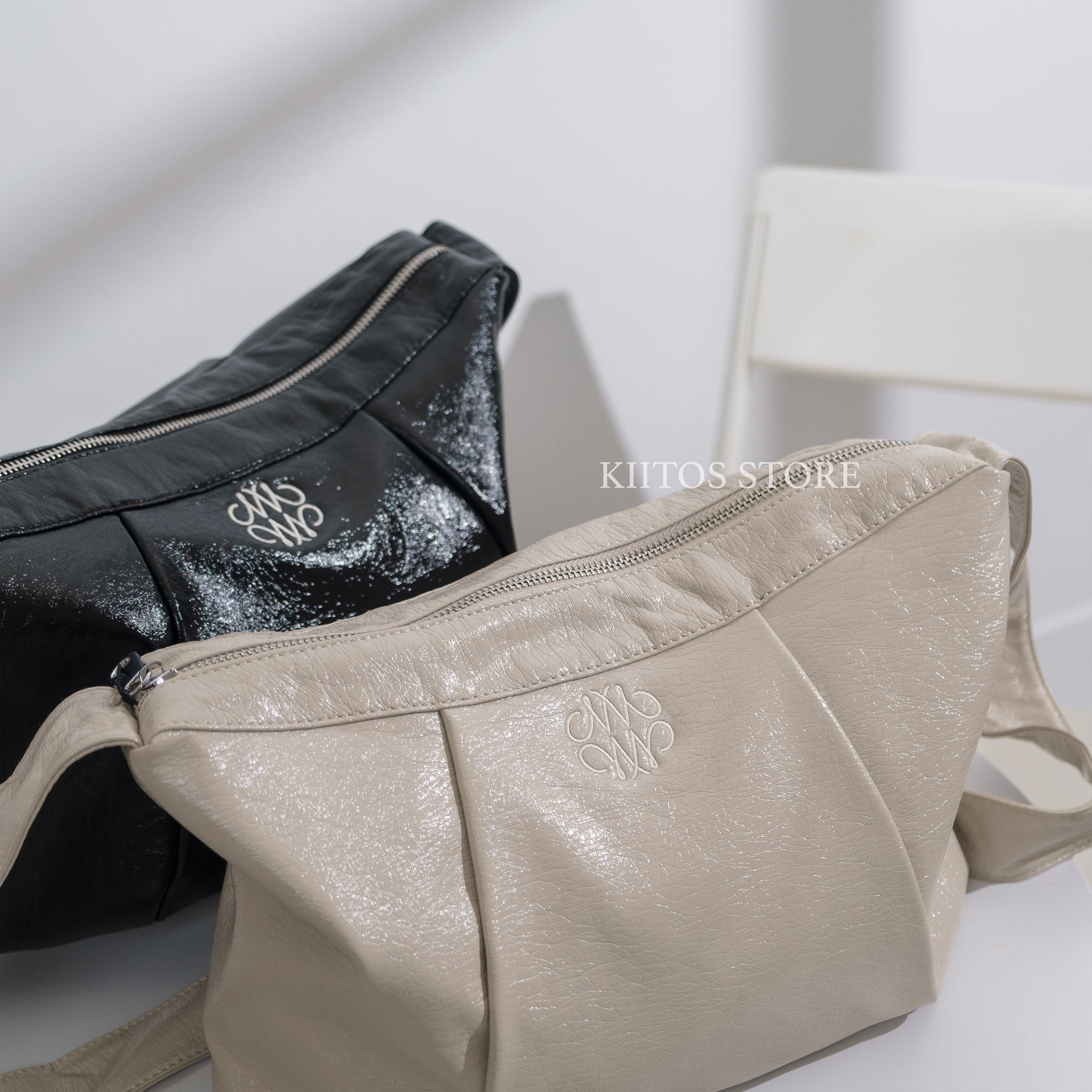 【現貨】NICK&NICOLE 文佳煐代言品牌 多背法 腋下包 單肩包 側背包 大容量 綁帶 大包