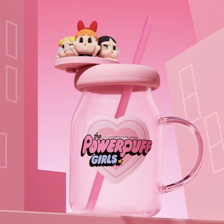 CRYBABY X 飛天小女警 哭娃系列 玻璃杯 水杯 水壺 冷飲杯