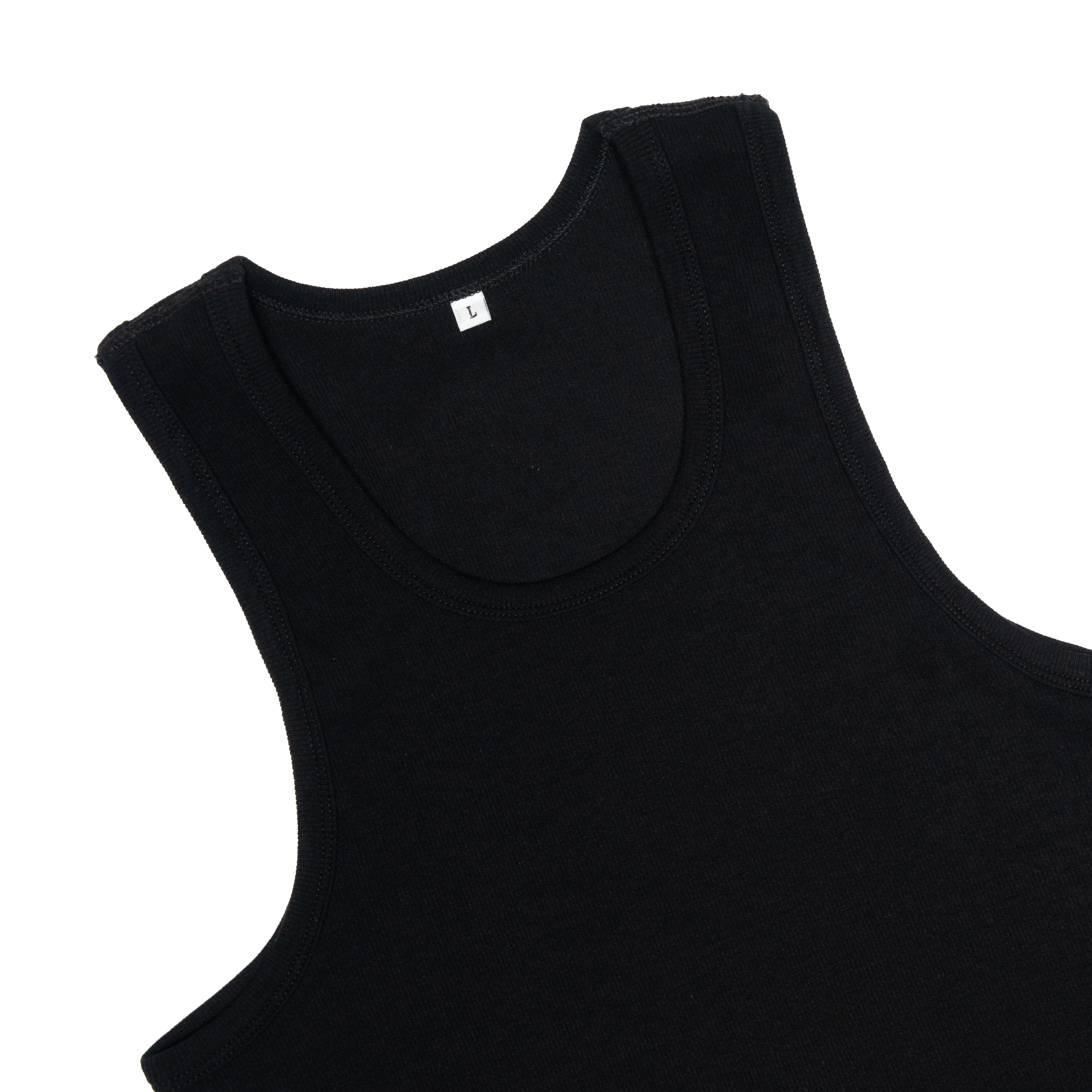GENIUS CLUB / TAGLESS TANK TOP - BLACK