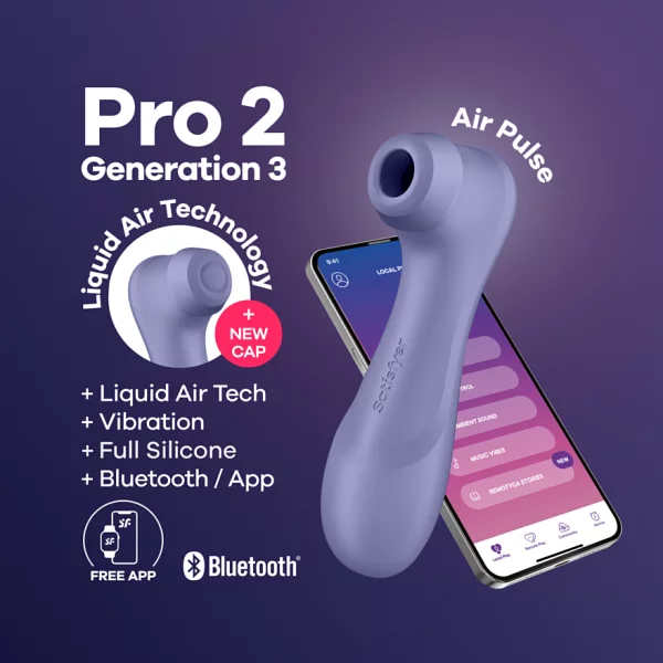 Satisfyer Pro 2 (第三代) 智能吸吮震動器 紫色