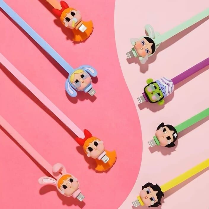 CRYBABY X 飛天小女警 哭娃系列盲盒 充電線 傳輸線 TYPE-C iPhone USB（共有12款+1款隱藏版 多金公主)