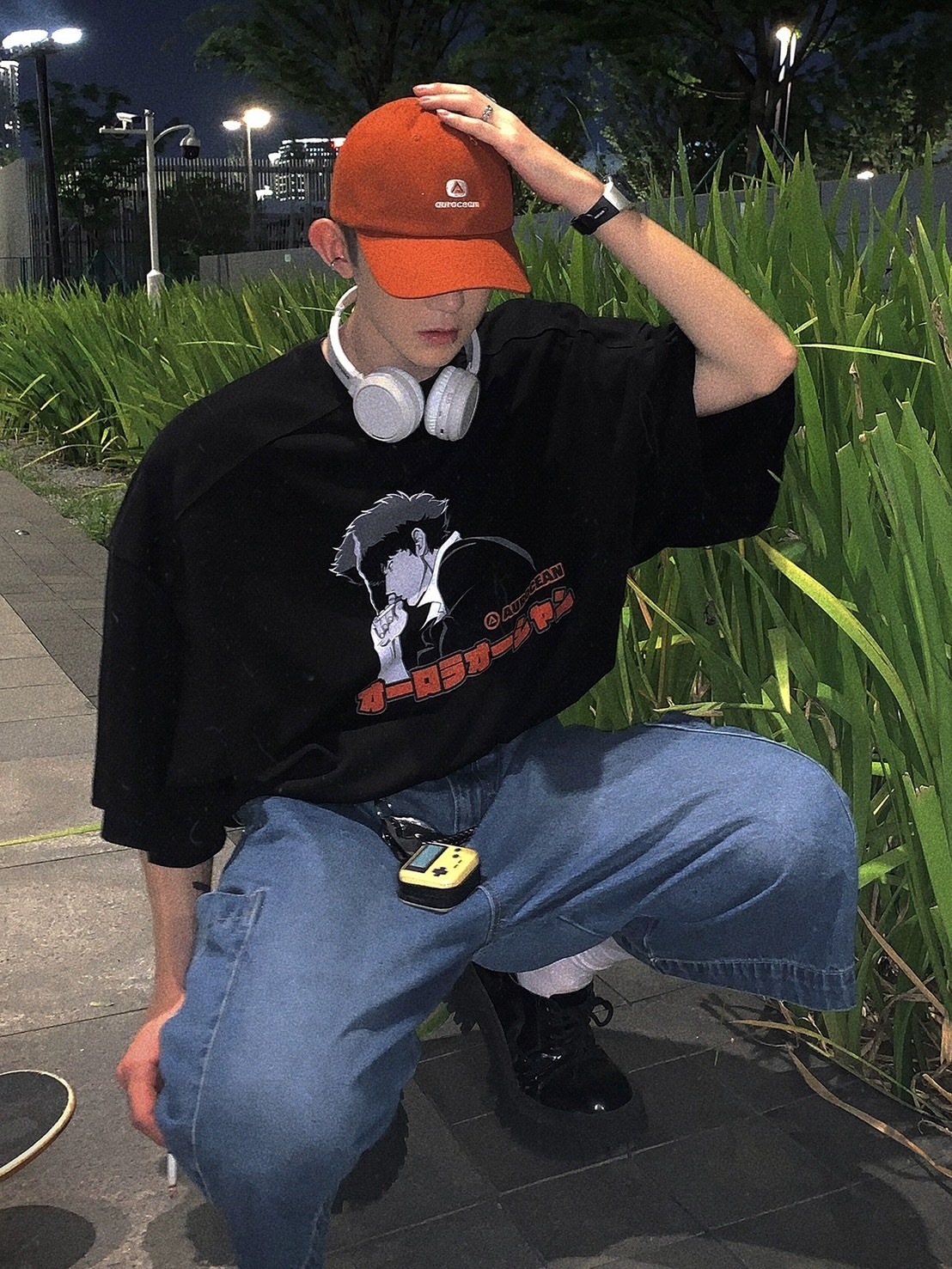 Aurocean 日漫星際牛仔噴墨T恤