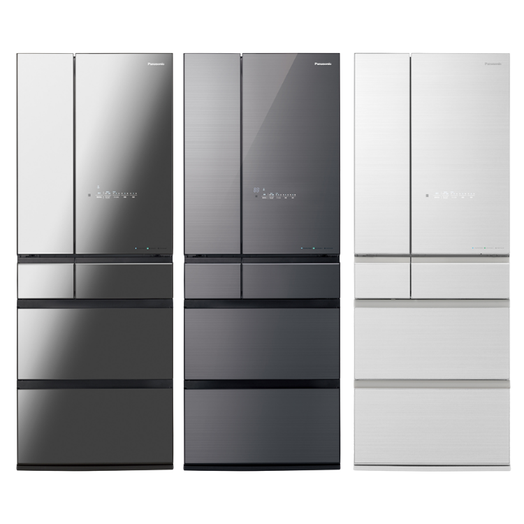 Panasonic 國際牌 600L日本製 無邊框鏡面/玻璃六門變頻冰箱(NR-F601WX)