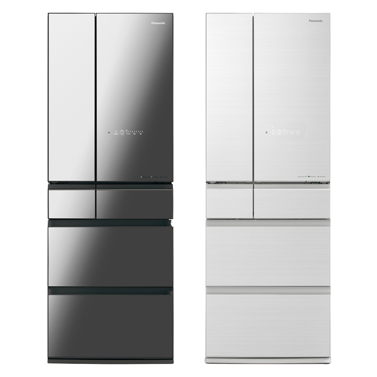 Panasonic 國際 520L日系上質系列 無邊框鏡面/玻璃六門變頻冰箱(NR-F521HX)