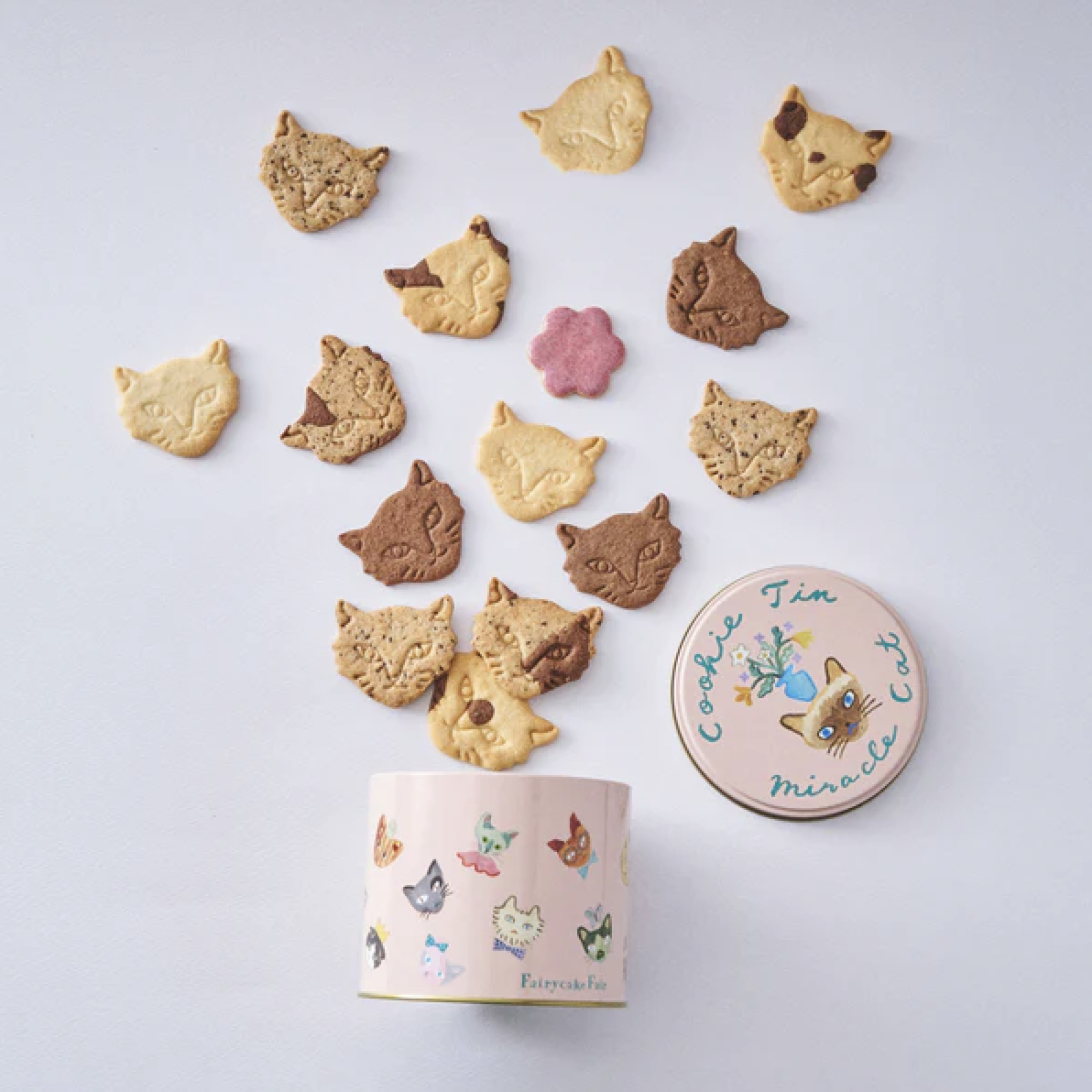 Fairycake Fair｜Berry Miracle Cat Cookie Tin