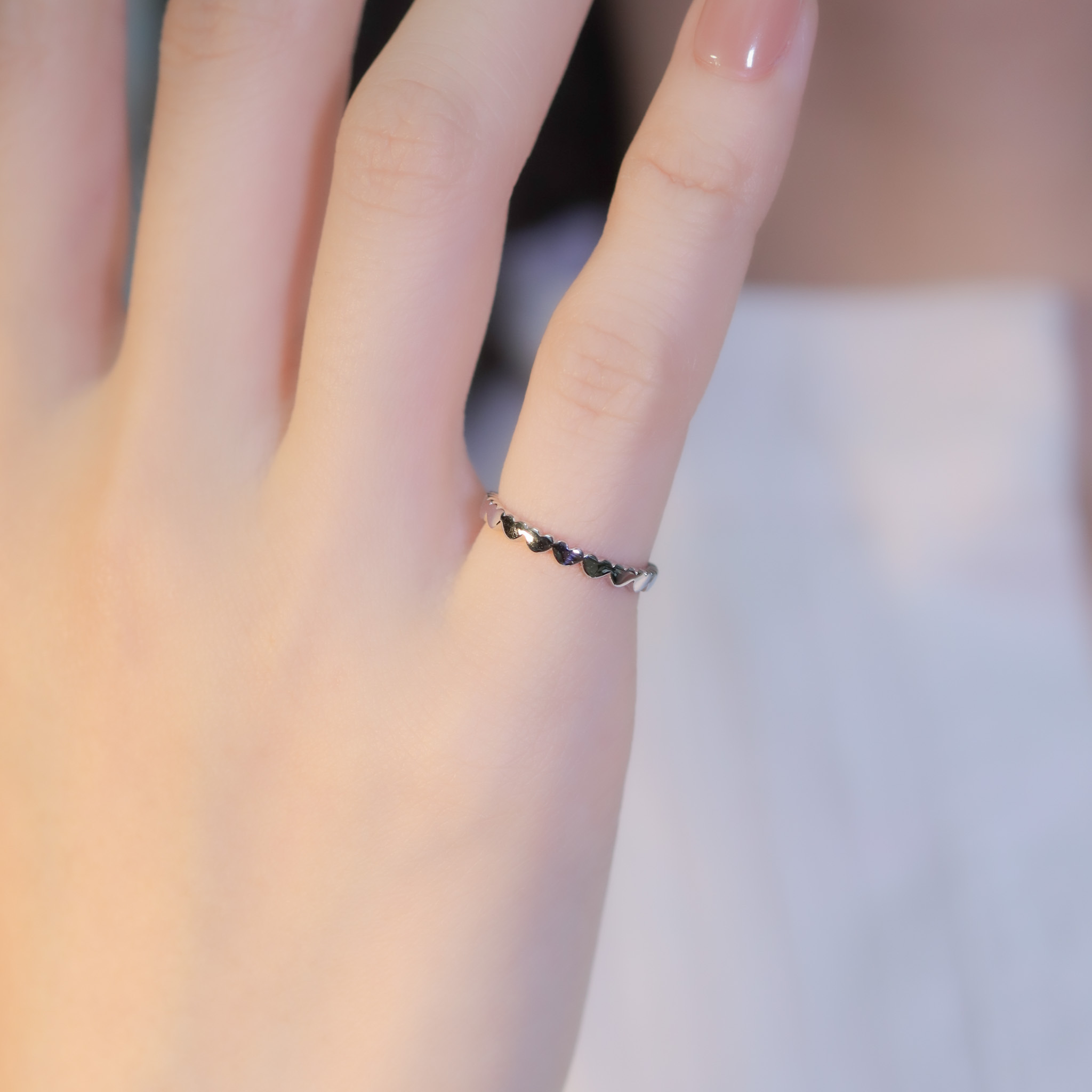 | 925純銀・白金 | 心意滿滿尾戒 | RI0645 |