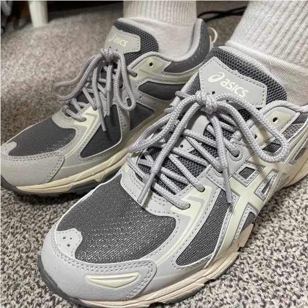 ASICS 慢跑鞋 GEL-VENTURE 6 奶油灰 復古 情侶鞋 男 1203A297022