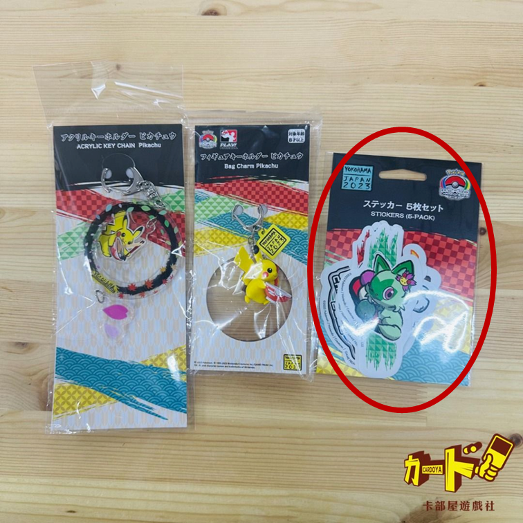 Pokemon 貼紙 - WCS 2023 ステッカー5枚セット ポケモンワールドチャンピオンシップス2023