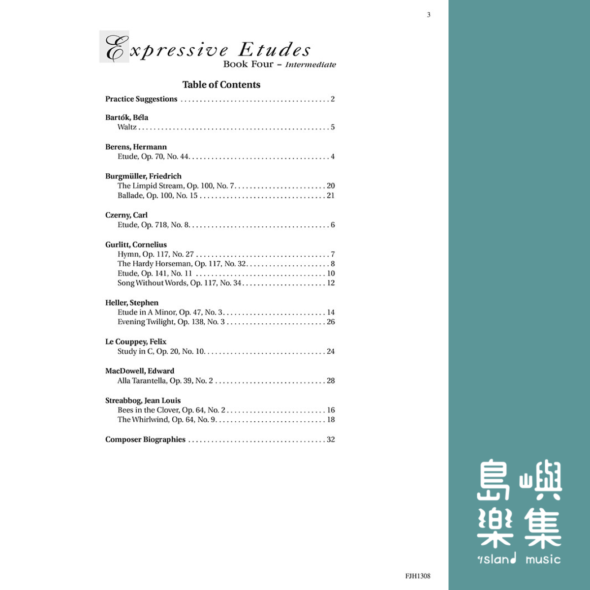 Expressive Etudes, Book Four