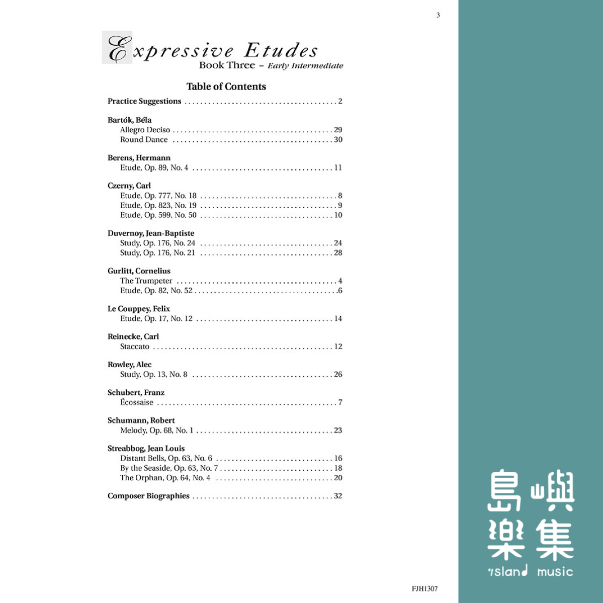 Expressive Etudes, Book Three