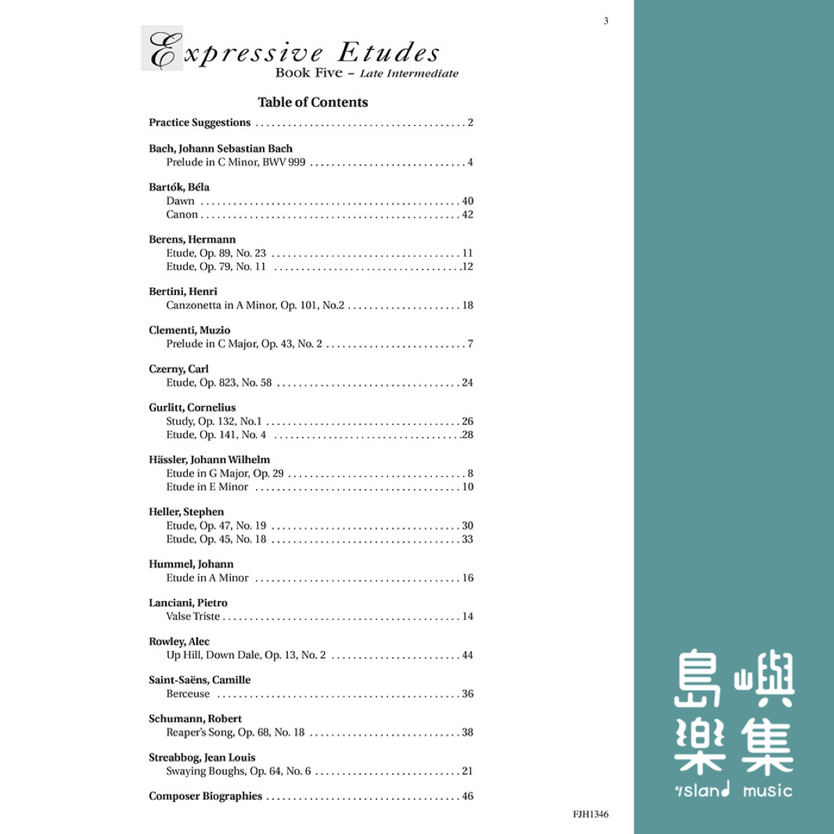 Expressive Etudes, Book Five