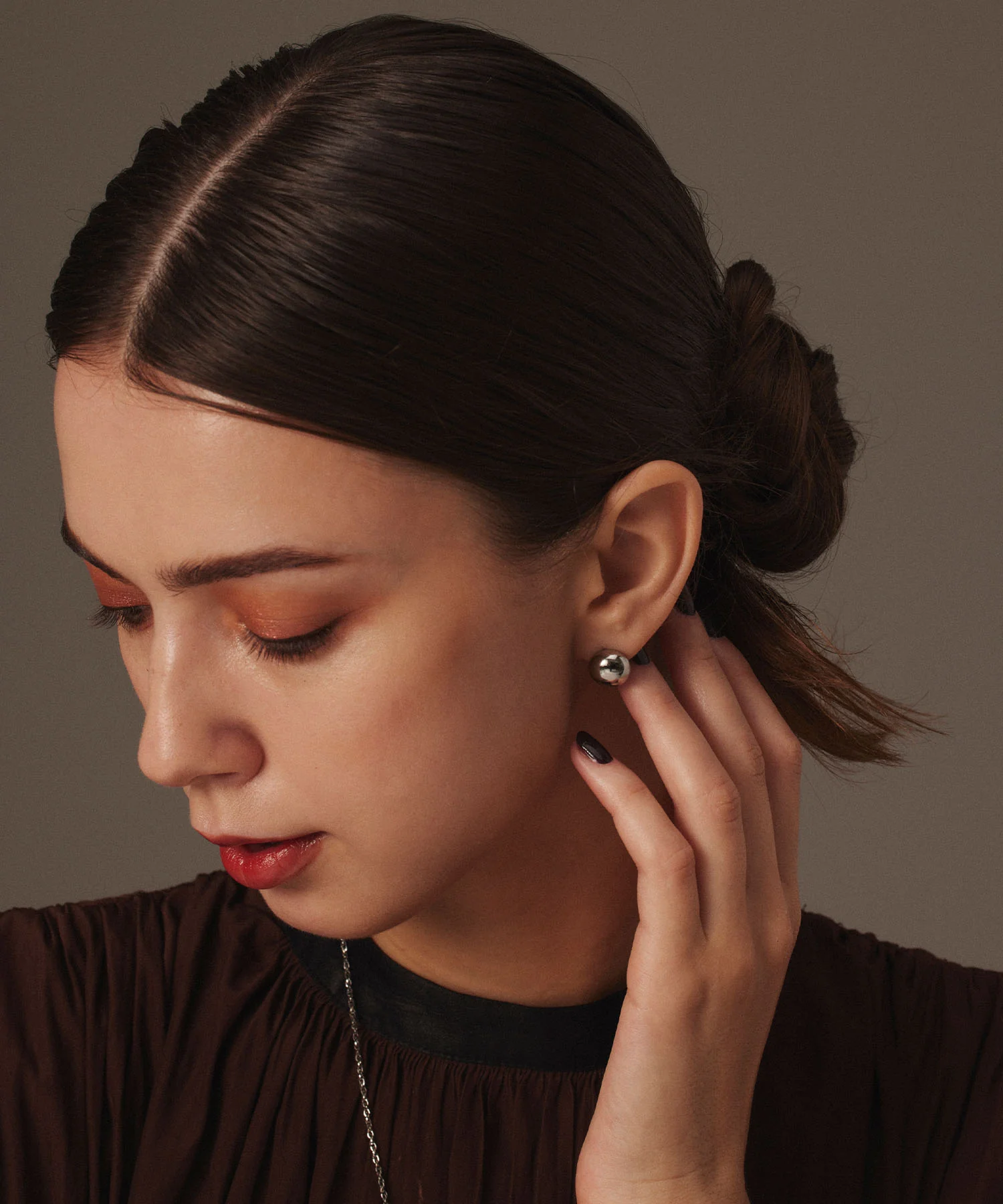 cene 小球耳針耳環