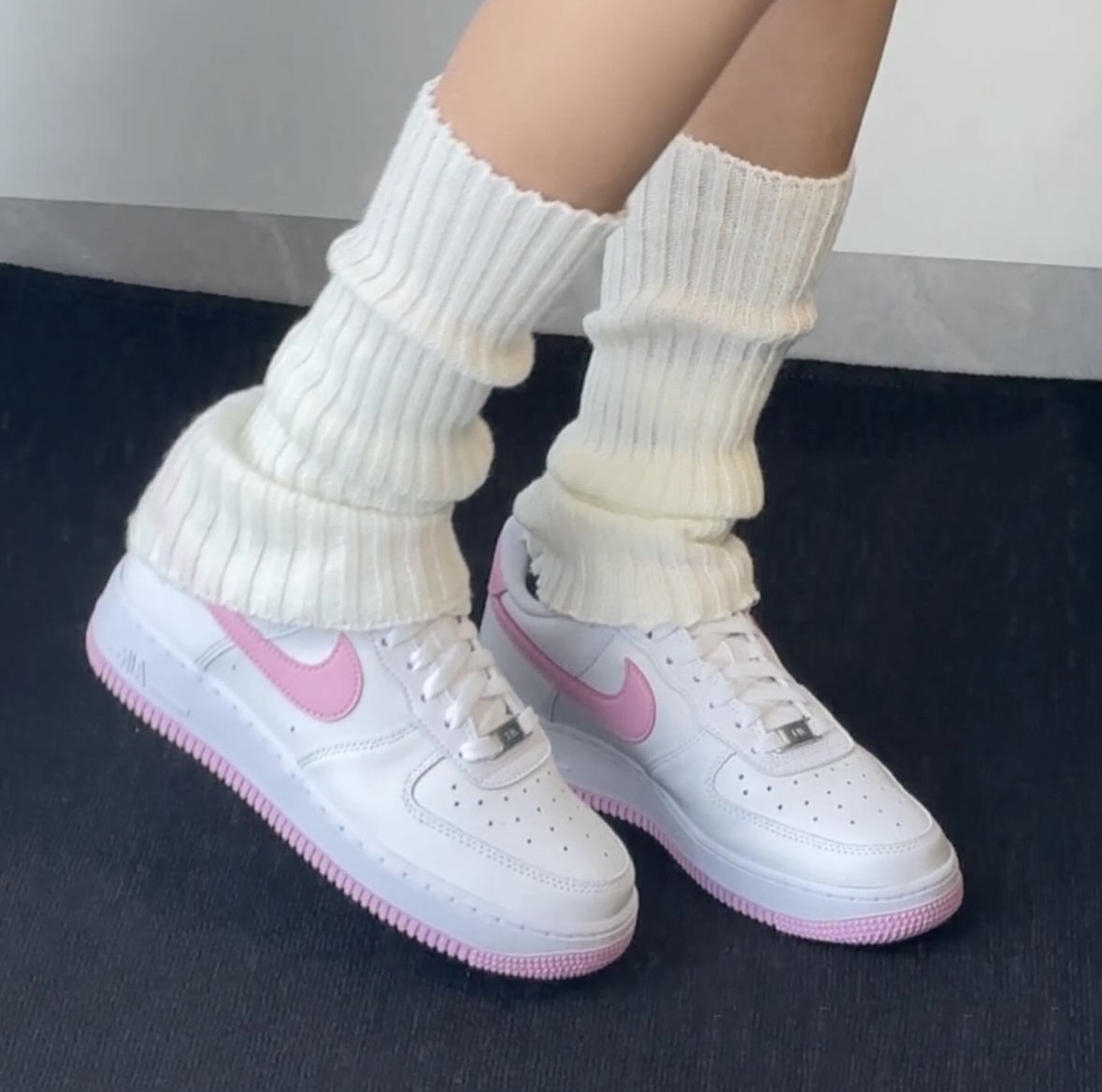 Nike Air Force 1 AF1 白粉色 嫩粉色 皮革 男女款 FJ4146-101/預購