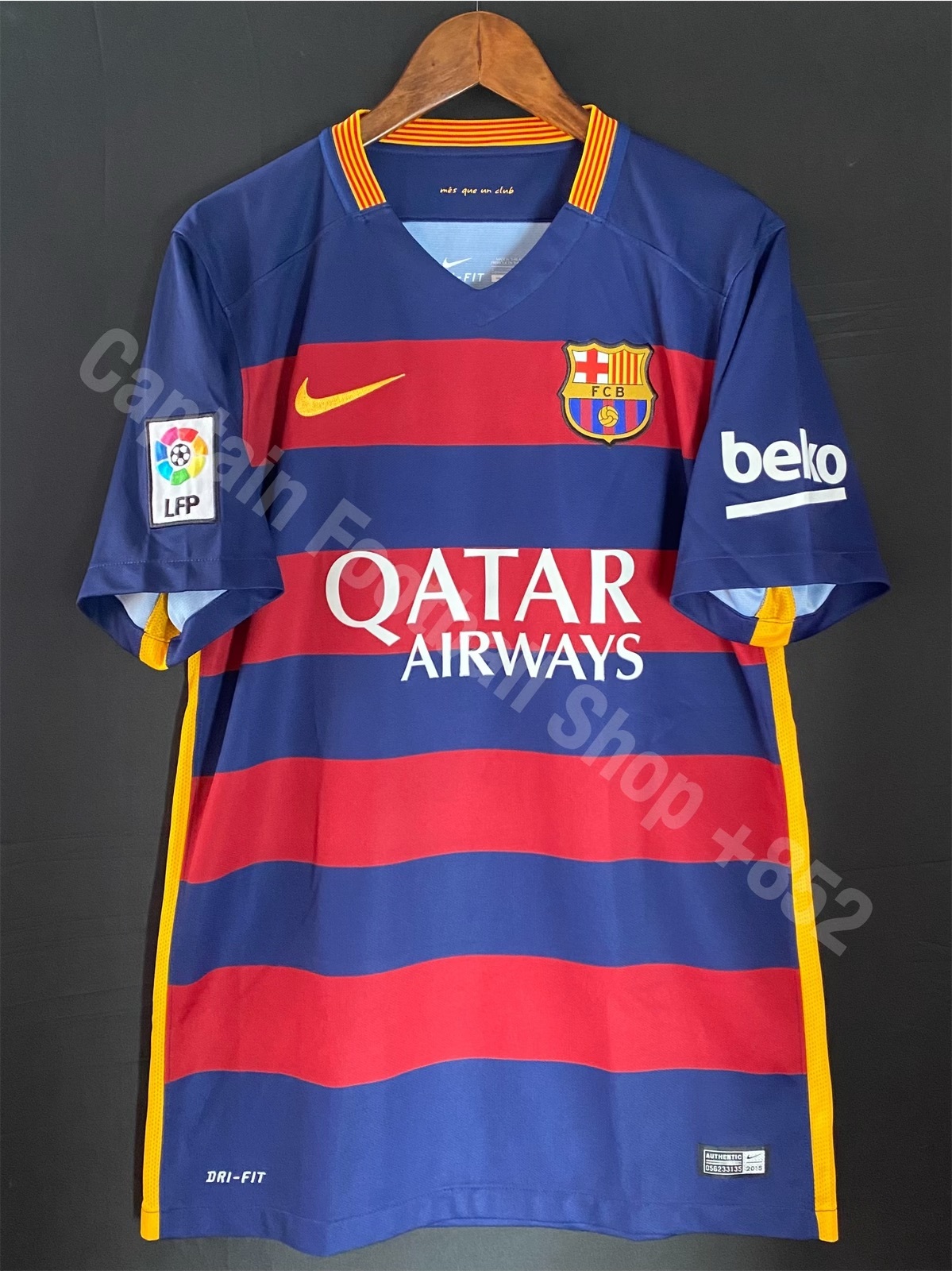 巴塞隆拿 2015-2016 Nike 主場球衣