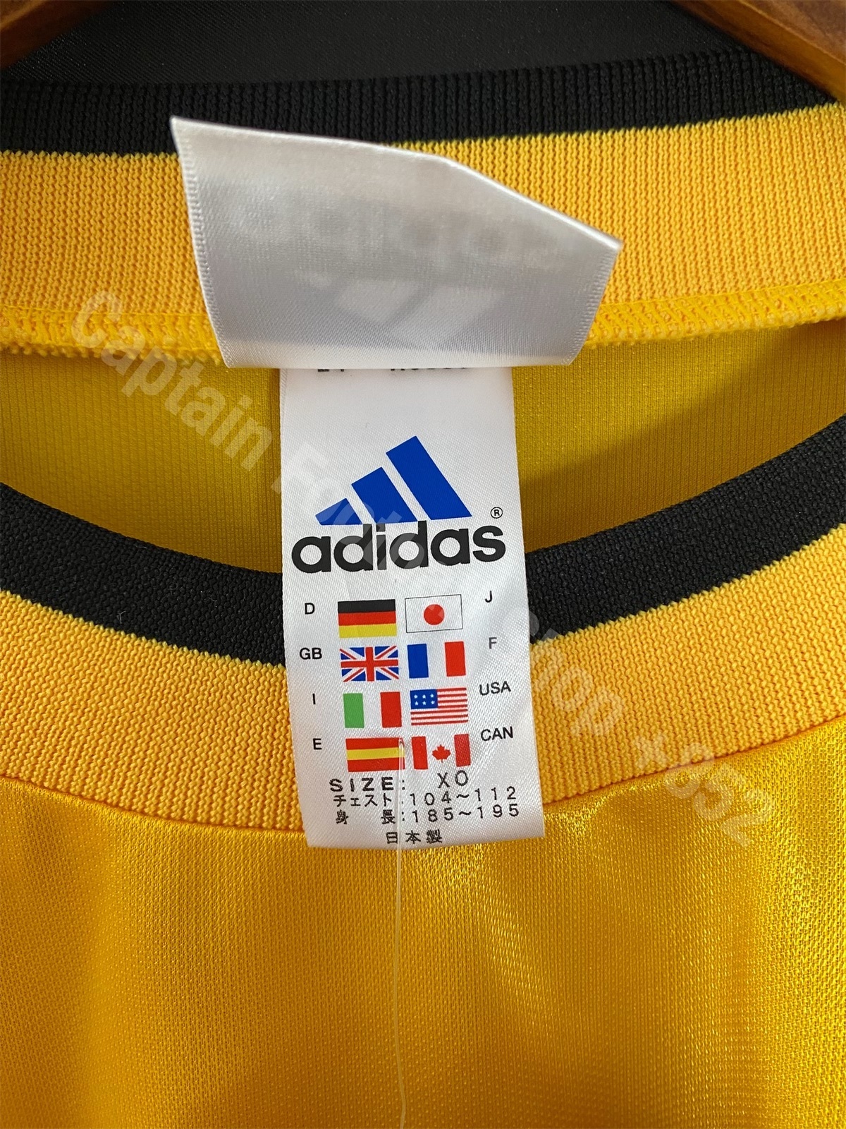 Japan 2000 Adidas Goalkeeper player issue shirt Japan 2000 Adidas Goalkeeper player issue shirt