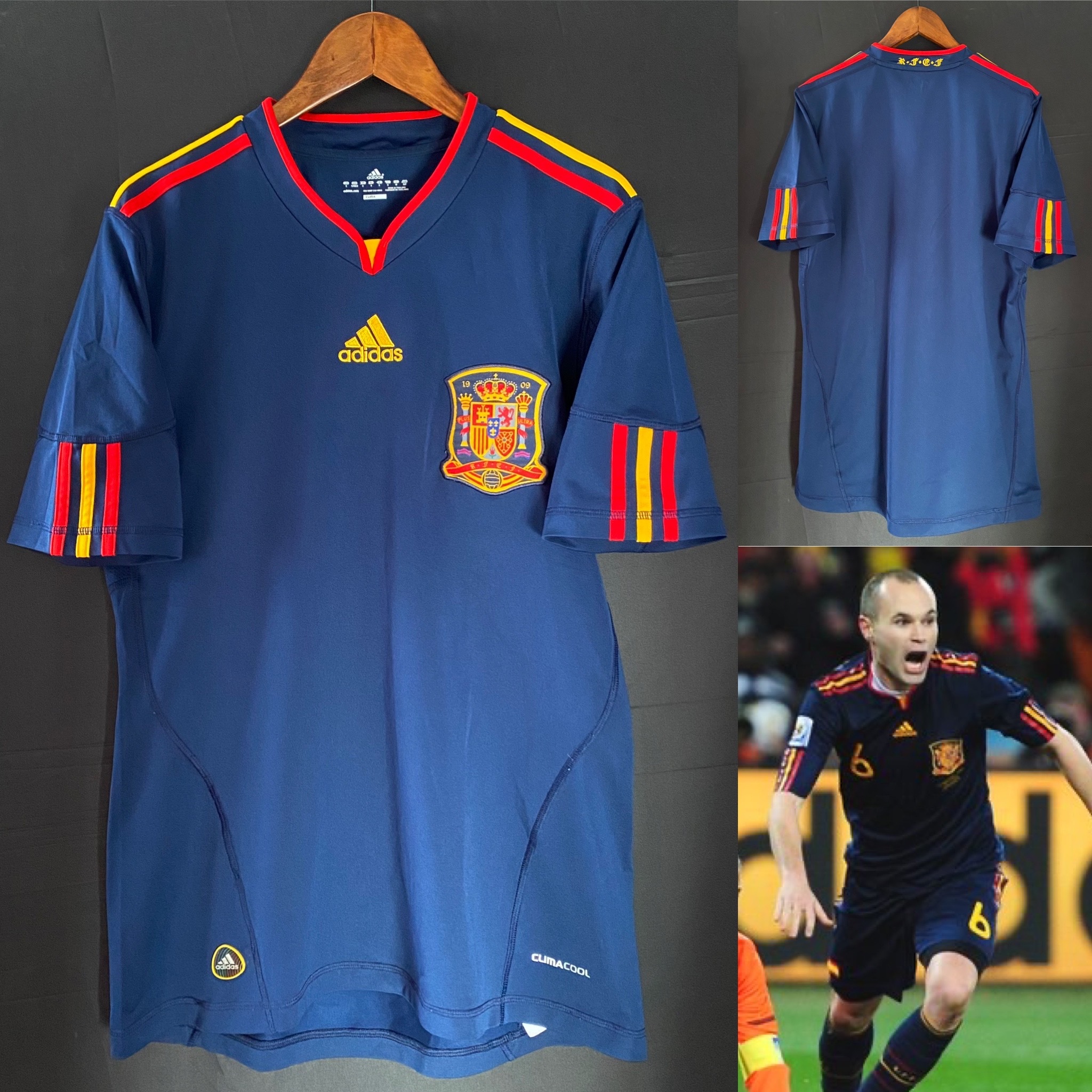 西班牙 2010 世界盃 Adidas 作客球衣