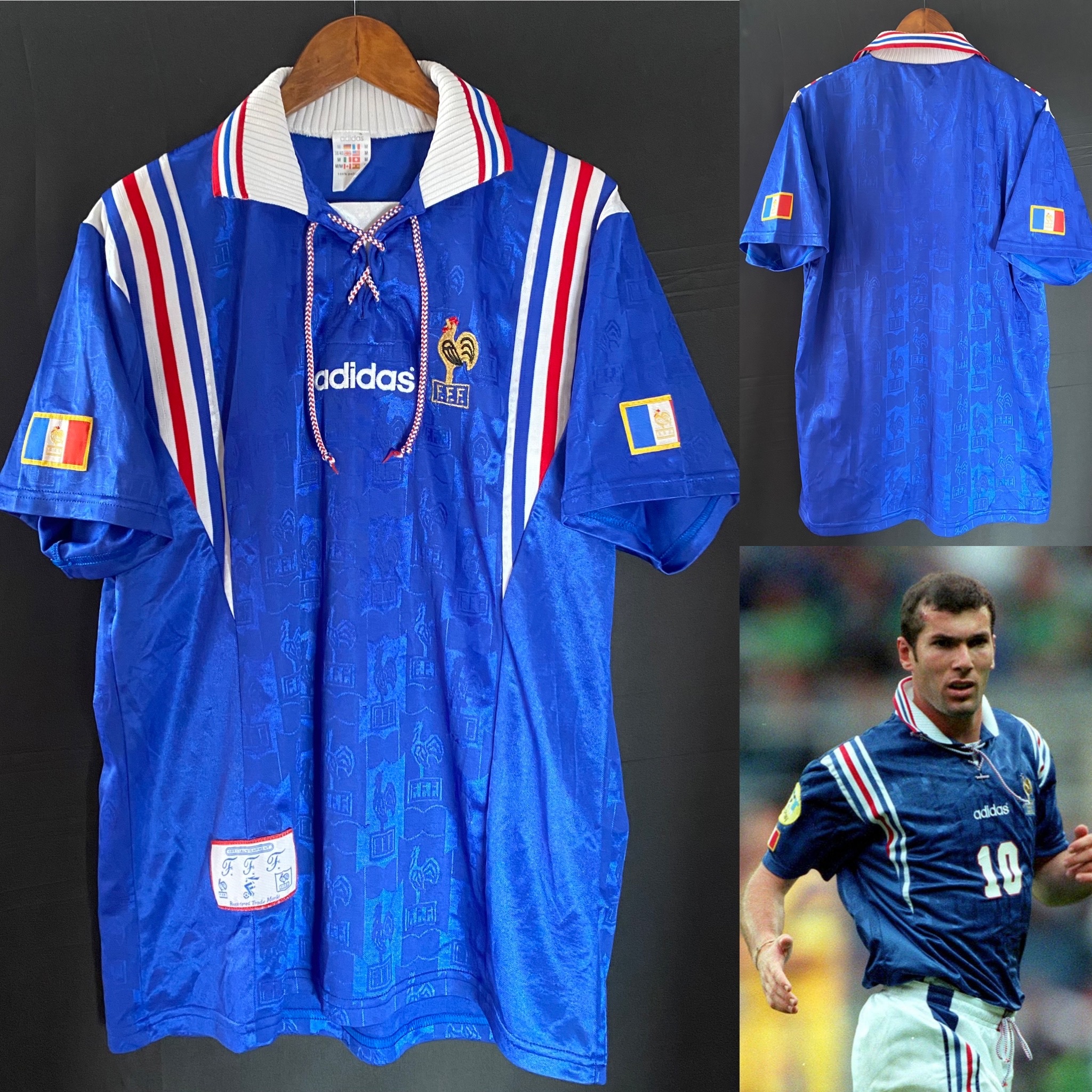 法國 1996 Adidas 主場球衣